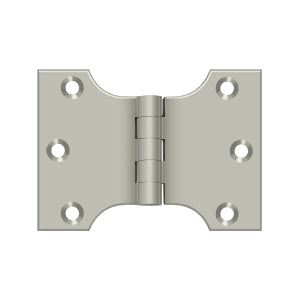 Deltana DSPA3040 Parliament Hinge, 3" x 4", Solid Brass (Pair)