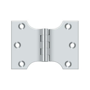 Deltana DSPA3040 Parliament Hinge, 3" x 4", Solid Brass (Pair)