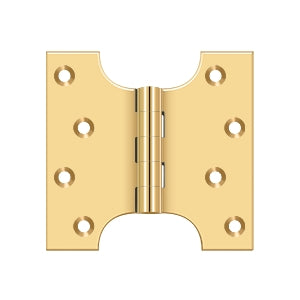 Deltana DSPA4040 Parliament Hinge, 4" x 4", Solid Brass (Pair)