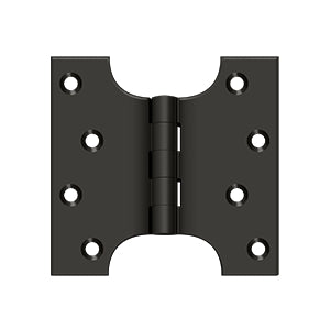 Deltana DSPA4040 Parliament Hinge, 4" x 4", Solid Brass (Pair)