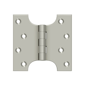 Deltana DSPA4040 Parliament Hinge, 4" x 4", Solid Brass (Pair)