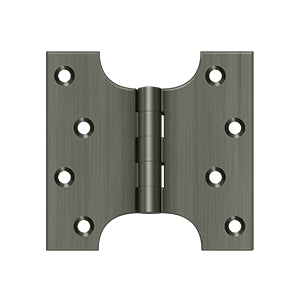 Deltana DSPA4040 Parliament Hinge, 4" x 4", Solid Brass (Pair)