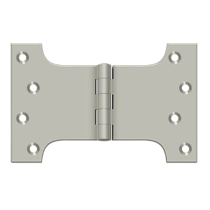 Deltana DSPA4060 Parliament Hinge, 4" x 6", Solid Brass (Pair)