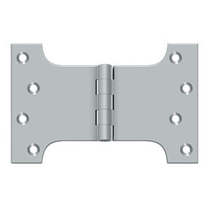 Deltana DSPA4060 Parliament Hinge, 4" x 6", Solid Brass (Pair)