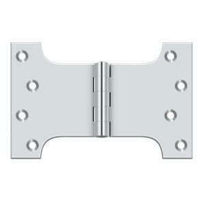 Deltana DSPA4060 Parliament Hinge, 4" x 6", Solid Brass (Pair)