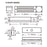 Seco-Larm E-942FC-600SQ Face Mount Weldable Maglock for Gate