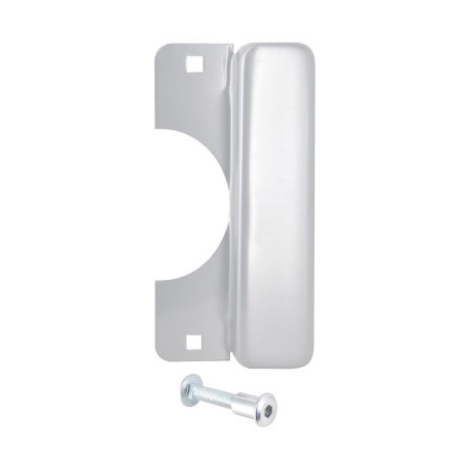 Don-jo LELP 208 EBF Latch Protector For Use With Electric Strikes, 3 1/2" x 8" Steel Material