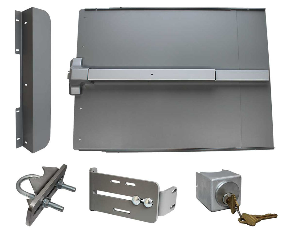 Lockey ED51 Edge Panic Shield Safety Kit with LockeyUSA PB1100