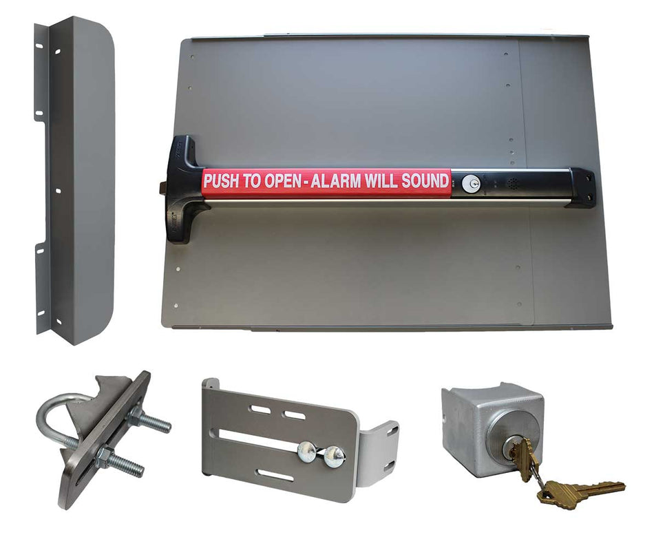 Lockey ED53 Edge Panic Shield Safety Kit with Detex V-40xEBxW