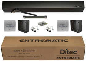 Record HA8-LP EZ36 Low Energy Door Operator Kit With Buttons