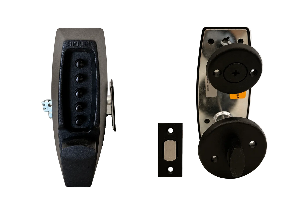 Simplex 7102 Mechanical Pushbutton Deadbolt – 2-3/4