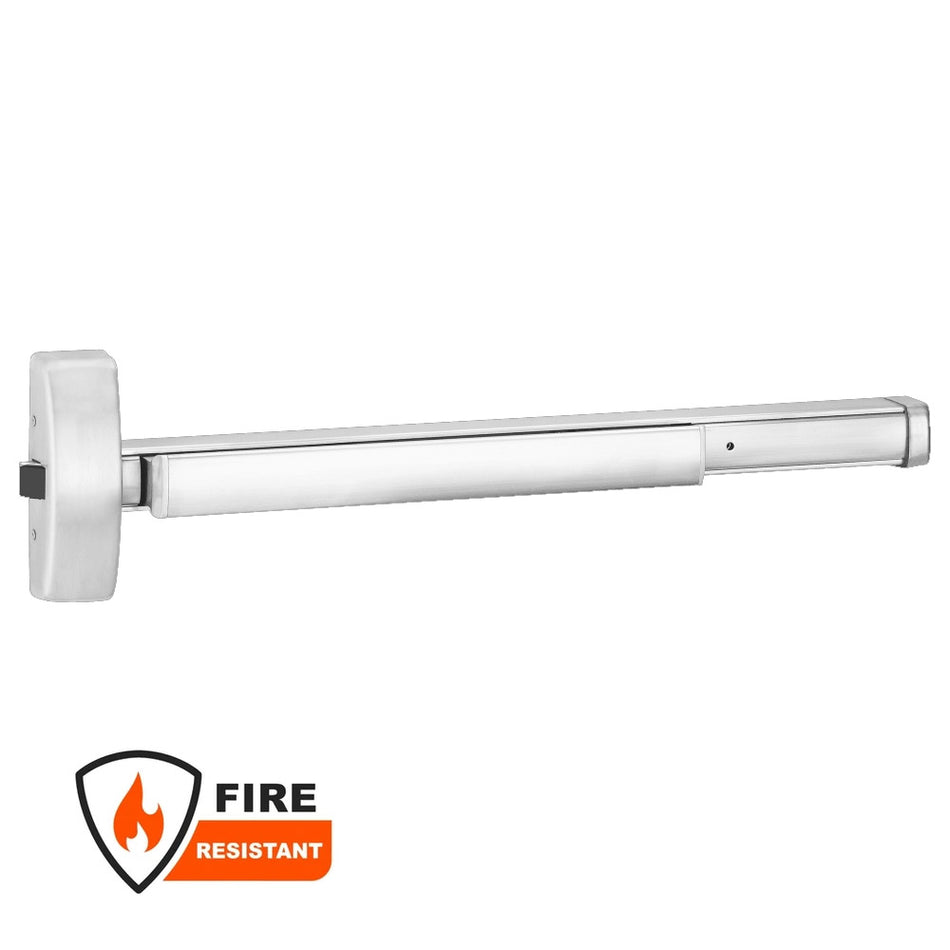 Precision (PHI) 2114 Series Wide Stile, Reversible Rim Exit Device - 36"/48" Lever Always Active - Fire Rated