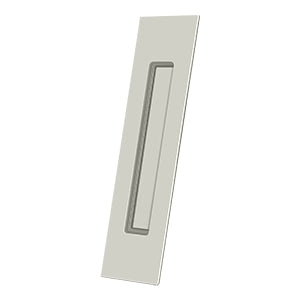 Deltana FP10225 Flush Pull, Rectangular, Heavy-Duty, 10" x 2-1/4" x 1/2", Solid Brass