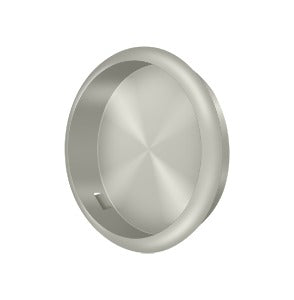 Deltana FP221R Flush Pull, Round, 2-1/2" Diameter, Solid Brass