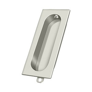 Deltana FP222 Flush Pull, Rectangle, 3-1/8" x 1-3/8" x 1/2"