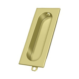 Deltana FP222 Flush Pull, Rectangle, 3-1/8" x 1-3/8" x 1/2"