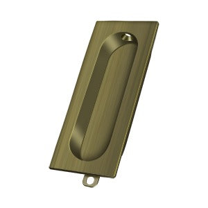 Deltana FP222 Flush Pull, Rectangle, 3-1/8" x 1-3/8" x 1/2"
