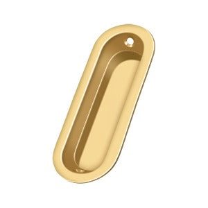 Deltana FP223 Flush Pull, Oblong, 3-1/2" x 1-1/4" x 3/8"