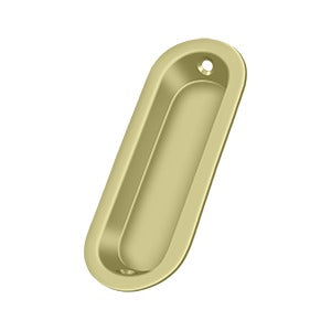 Deltana FP223 Flush Pull, Oblong, 3-1/2" x 1-1/4" x 3/8"