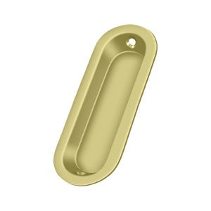 Deltana FP223 Flush Pull, Oblong, 3-1/2" x 1-1/4" x 3/8"
