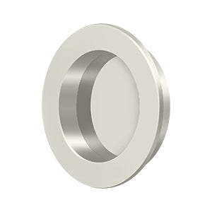 Deltana FP238 Flush Pull, Round, Heavy-Duty, 2-3/8", Solid Brass