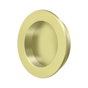 Deltana FP238 Flush Pull, Round, Heavy-Duty, 2-3/8", Solid Brass