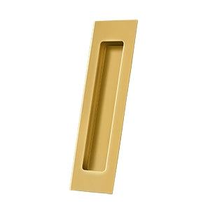 Deltana FP7178 Flush Pull, Rectangular, Heavy-Duty, 7" x 1-7/8" x 3/8", Solid Brass