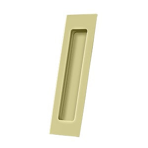 Deltana FP7178 Flush Pull, Rectangular, Heavy-Duty, 7" x 1-7/8" x 3/8", Solid Brass