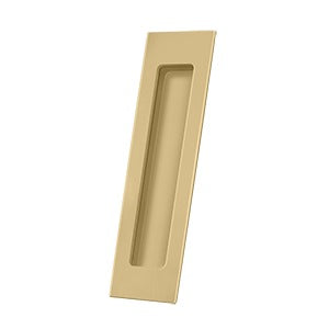 Deltana FP7178 Flush Pull, Rectangular, Heavy-Duty, 7" x 1-7/8" x 3/8", Solid Brass