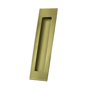 Deltana FP7178 Flush Pull, Rectangular, Heavy-Duty, 7" x 1-7/8" x 3/8", Solid Brass