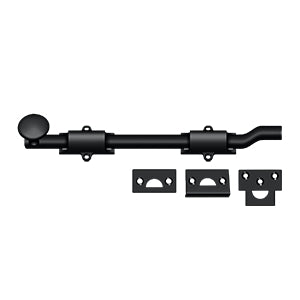 Deltana FPG10 10" Surface Bolt with Off-Set, Heavy-Duty