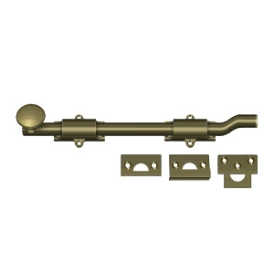 Deltana FPG10 10" Surface Bolt with Off-Set, Heavy-Duty