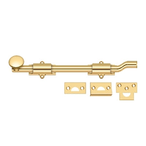 Deltana FPG10 10" Surface Bolt with Off-Set, Heavy-Duty