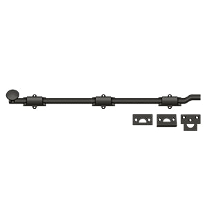 Deltana FPG18 18" Surface Bolt with Off-Set, Heavy-Duty