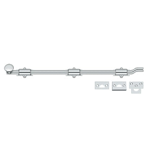 Deltana FPG18 18" Surface Bolt with Off-Set, Heavy-Duty