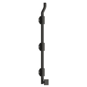 Deltana FPGM18 18" Modern Offset Surface Bolt with Offset, Heavy Duty, Solid Brass