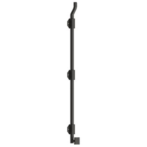 Deltana FPGM26 26" Modern Offset Surface Bolt with Offset, Heavy Duty, Solid Brass