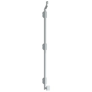 Deltana FPGM26 26" Modern Offset Surface Bolt with Offset, Heavy Duty, Solid Brass