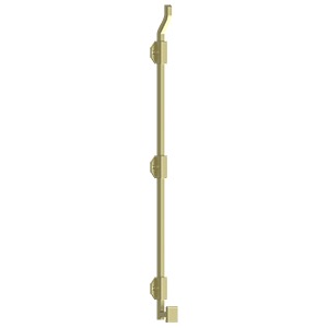 Deltana FPGM26 26" Modern Offset Surface Bolt with Offset, Heavy Duty, Solid Brass