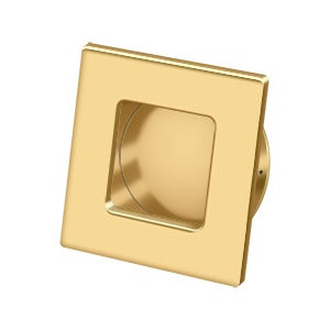 Deltana FPS234 Flush Pull, Square, Heavy-Duty, 2-3/4" x 2-3/4", Solid Brass