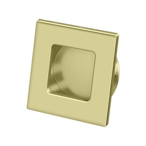 Deltana FPS234 Flush Pull, Square, Heavy-Duty, 2-3/4" x 2-3/4", Solid Brass