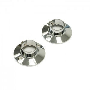 BHP Shower Rods & Flanges Chrome-Plate Zinc Exposed Screw Flange Set
with Screws