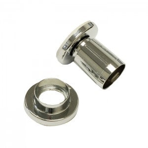 BHP Shower Rods & Flanges Cast Metal Adjustable Flange Set
