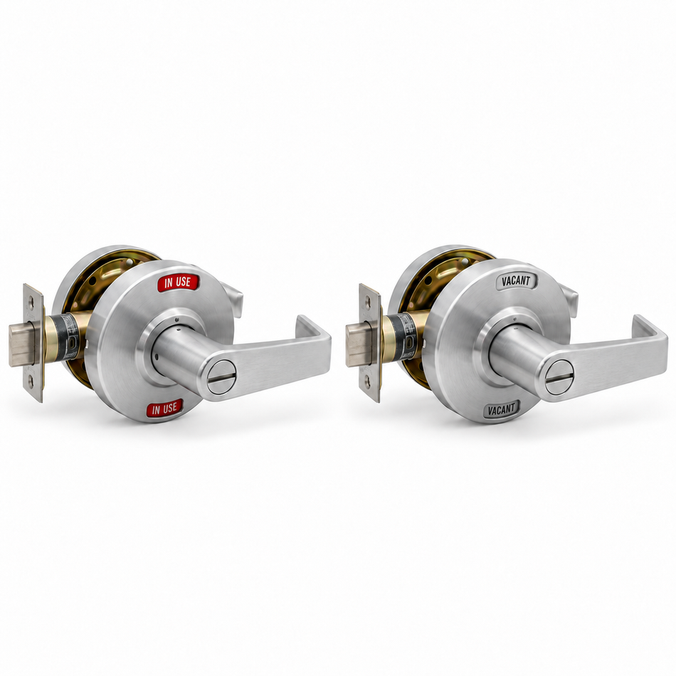 PDQ GT276 Indicator Grade 1 Cylindrical Lever Lock with VACANT / IN USE Indicator