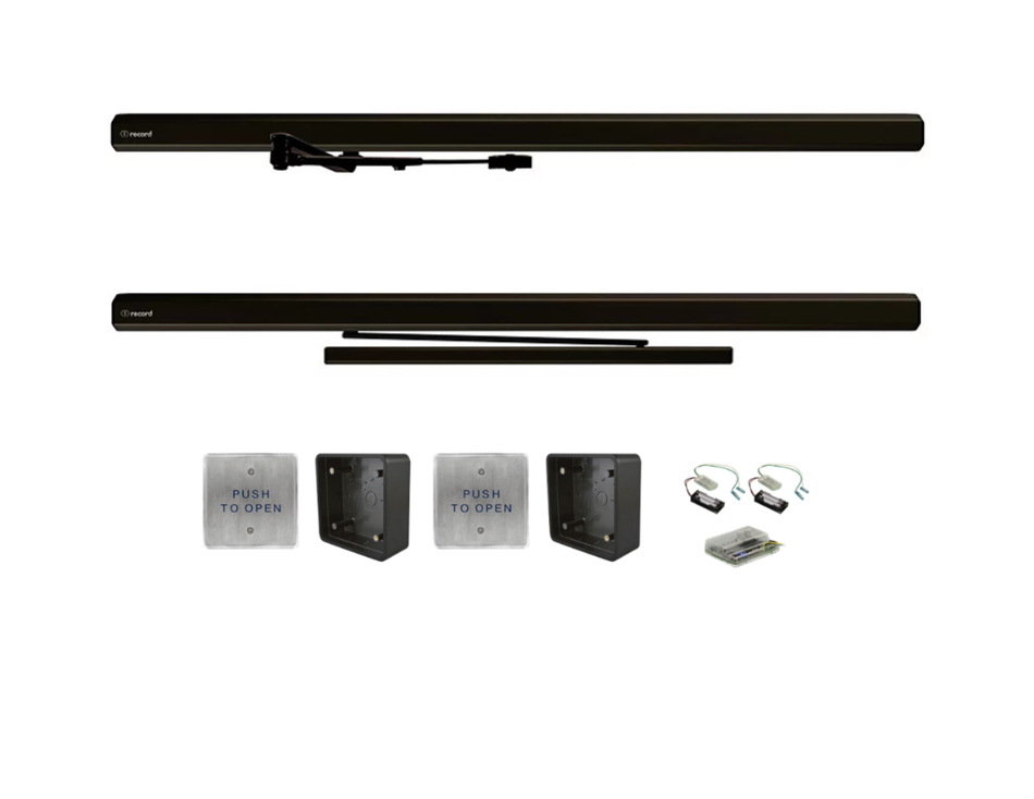 Record HA7 EZ36 KIT Slim Automatic Low Energy Door Operator With Push & Pull Arm