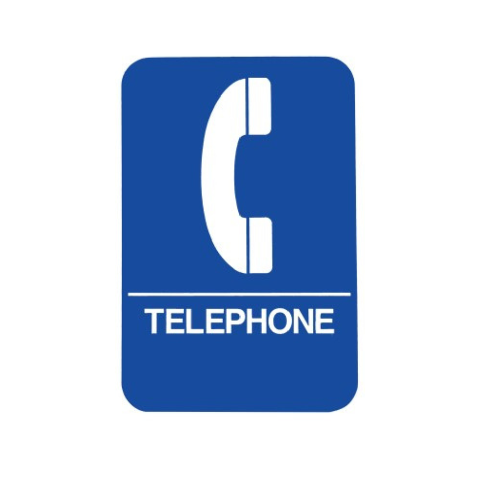 Don-jo HS 9070 27 ADA Sign Telephone, Blue Finish, Plastic Material