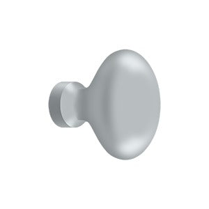 Deltana KE125 Knob, Oval/Egg Shape, 1-1/4"