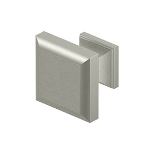 Deltana KS10 Square Knob, Decorative, 1-3/16" x 1-3/16"