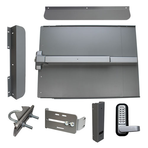 Lockey ED61 Edge Panic Shield Security Kit with LockeyUSA PB1100