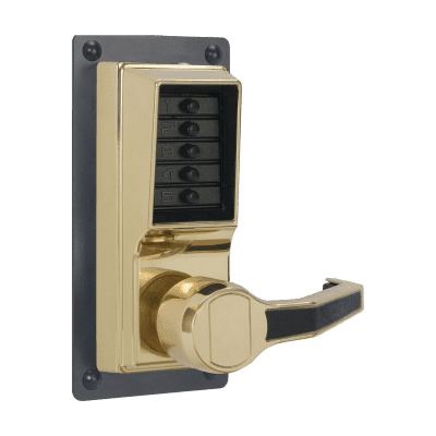 Simplex LP1010 Exit Trim Lock with Lever, No Key Override LP1000 Series